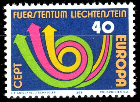 LIECHTENSTEIN 1973 Nr 580 postfrisch SAC2E26