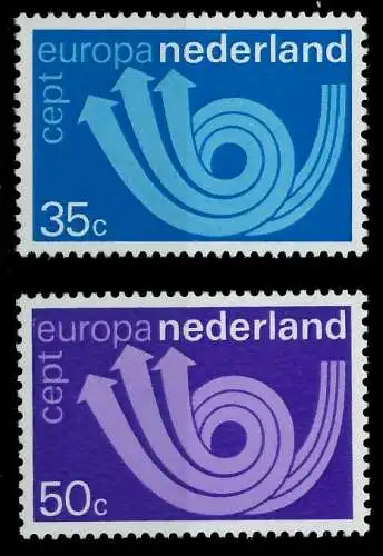 NIEDERLANDE 1973 Nr 1011-1012 postfrisch SAC2EBA