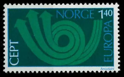 NORWEGEN 1973 Nr 661 postfrisch 040672