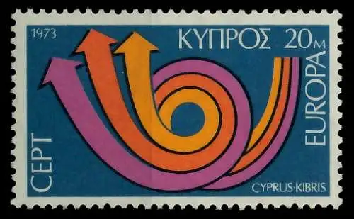 ZYPERN 1973 Nr 389 postfrisch 04078E