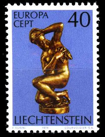 LIECHTENSTEIN 1974 Nr 601 postfrisch SAC313E