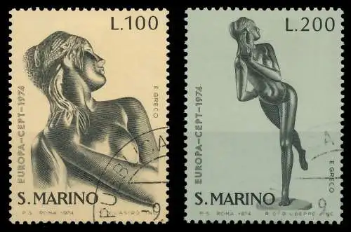 SAN MARINO 1974 Nr 1067-1068 gestempelt 0450FE