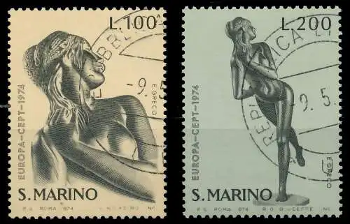 SAN MARINO 1974 Nr 1067-1068 gestempelt 04510E