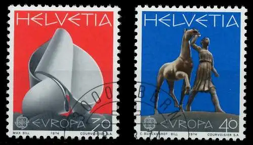 SCHWEIZ 1974 Nr 1029-1030 gestempelt 045122