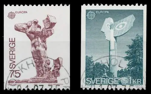 SCHWEDEN 1974 Nr 852-853 gestempelt 045136