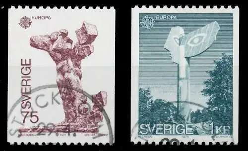 SCHWEDEN 1974 Nr 852-853 gestempelt 045152