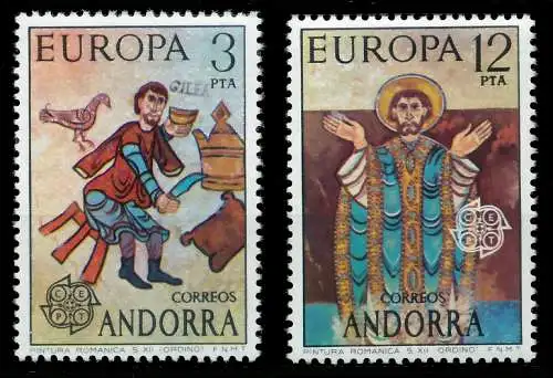 ANDORRA SPANISCHE POST 1970-1979 Nr 96-97 postfrisch S7C9A92