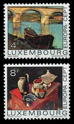 LUXEMBURG 1975 Nr 904-905 postfrisch SAC6B82