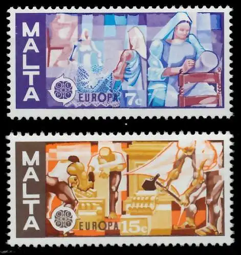 MALTA 1976 Nr 532-533 postfrisch SAC6F4A