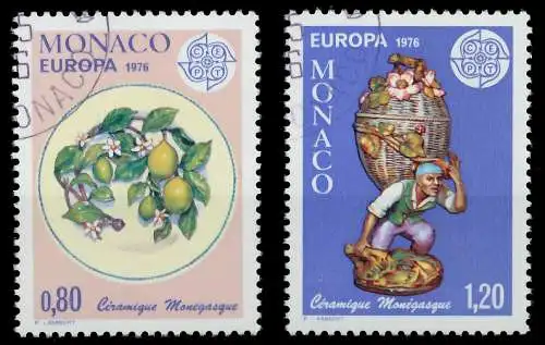MONACO 1976 Nr 1230-1231 gestempelt 0456F6