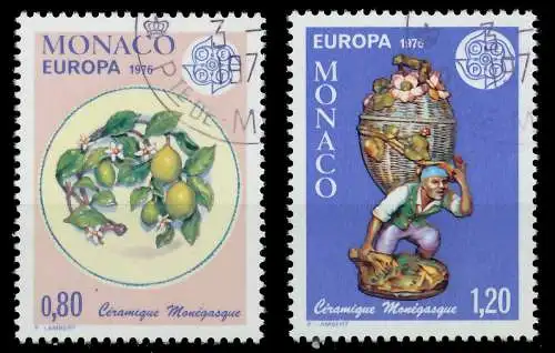 MONACO 1976 Nr 1230-1231 gestempelt 04570E