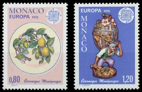 MONACO 1976 Nr 1230-1231 postfrisch SAC6F7A