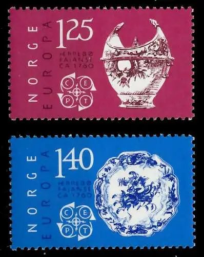 NORWEGEN 1976 Nr 724-725 postfrisch SAC6FCA