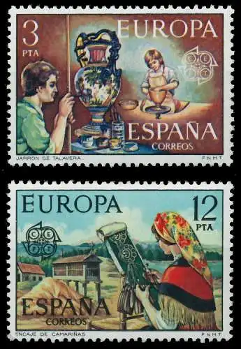 SPANIEN 1976 Nr 2209-2210 postfrisch SAC7082