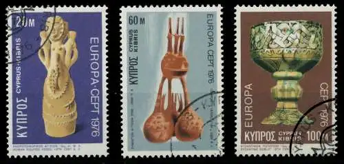 ZYPERN 1976 Nr 435-437 gestempelt 04AFC2