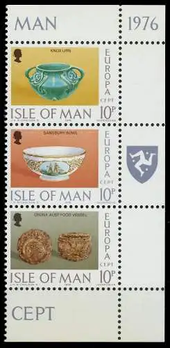 ISLE OF MAN Nr 87 + 86 85 postfrisch 3ER STR 04B016