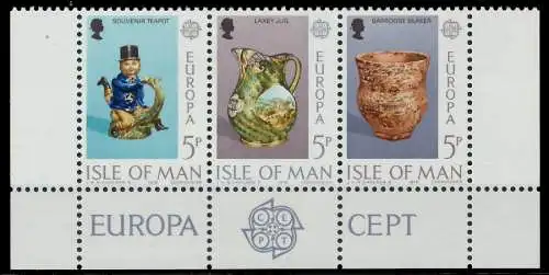 ISLE OF MAN Nr 83 + 84 82 postfrisch 3ER STR 04B026