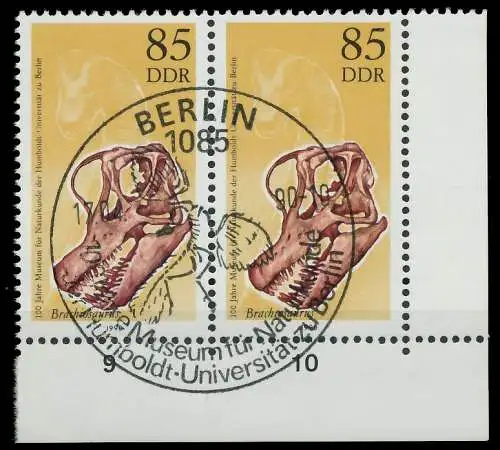 DDR 1990 Nr 3328 ESST zentrisch gestempelt WAAGR PAAR ECKE-U 04B372