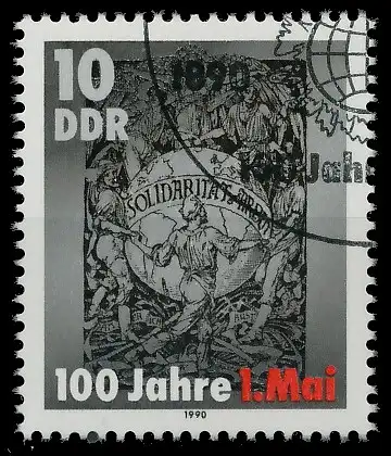 DDR 1990 Nr 3322 gestempelt 04B43E