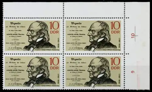 DDR 1990 Nr 3320 postfrisch VIERERBLOCK ECKE-ORE 04B4B2