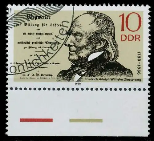 DDR 1990 Nr 3320 gestempelt URA 04B4EA