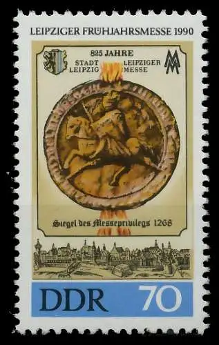 DDR 1990 Nr 3316 postfrisch SACCECE