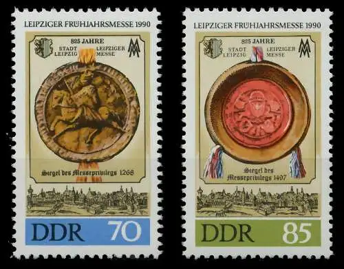 DDR 1990 Nr 3316-3317 postfrisch SACCEBA