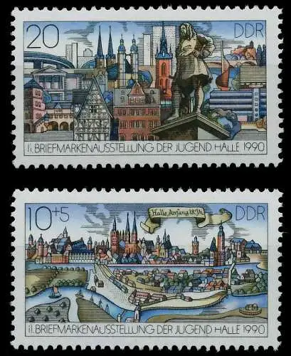 DDR 1990 Nr 3338-3339 postfrisch 051046