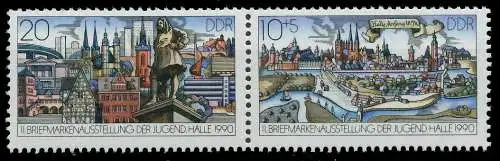 DDR ZUSAMMENDRUCK Nr WZd 831 postfrisch WAAGR PAAR 0510AE