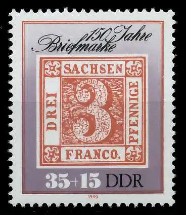 DDR 1990 Nr 3330 postfrisch SAD3232