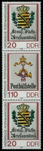 DDR ZUSAMMENDRUCK Nr SZd 386 postfrisch 3ER STR SAD3466