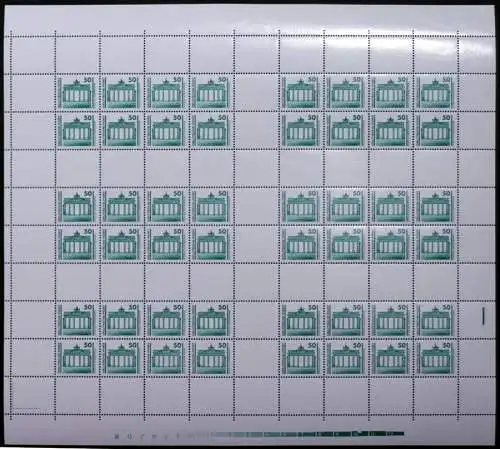 DDR MARKENHEFTCHENBOGEN Nr MHB21I postfrisch MHB SAD34BA