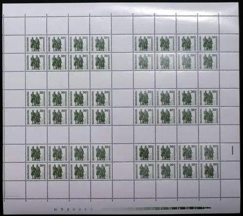 DDR MARKENHEFTCHENBOGEN Nr MHB20 postfrisch MHB SAD34B6