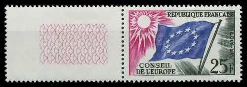 FRANKREICH DIENSTMARKEN EUROPARAT Nr LF + 4 postfrisch 05B276