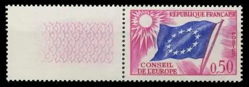 FRANKREICH DIENSTMARKEN EUROPARAT Nr LF + 9 postfrisch 05B302