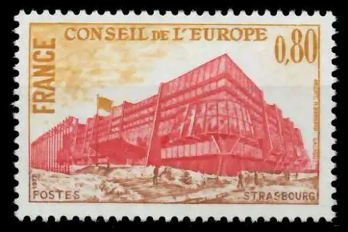 FRANKREICH DIENSTMARKEN EUROPARAT Nr 20 postfrisch 05B4C2