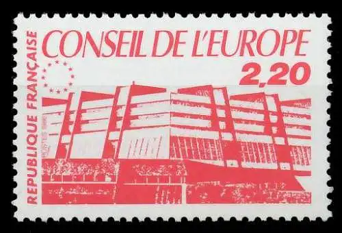 FRANKREICH DIENSTMARKEN EUROPARAT Nr 41 postfrisch SAE3FA2
