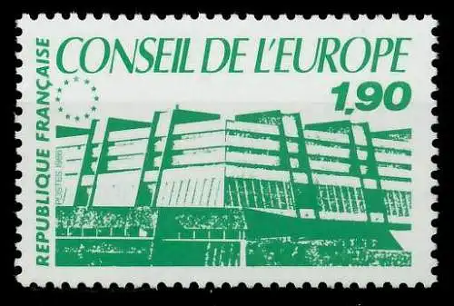 FRANKREICH DIENSTMARKEN EUROPARAT Nr 40 postfrisch SAE3F9E