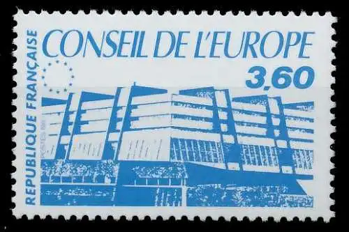 FRANKREICH DIENSTMARKEN EUROPARAT Nr 44 postfrisch SAE3FD6