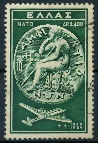 GRIECHENLAND 1954 Nr 616 gestempelt 05FAF6