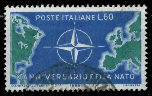ITALIEN 1959 Nr 1033 gestempelt 05FB8E