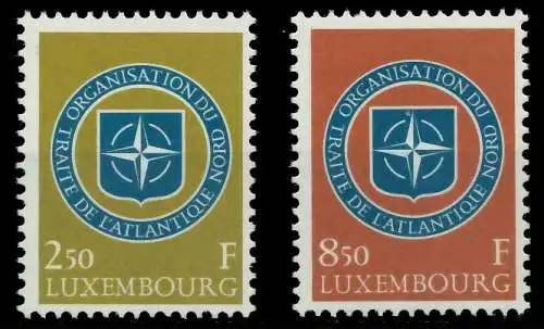 LUXEMBURG 1959 Nr 604-605 postfrisch SAE43CA