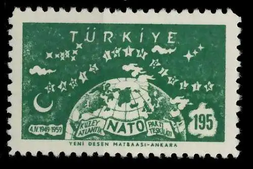 TÜRKEI 1959 Nr 1622 postfrisch 05FC0E
