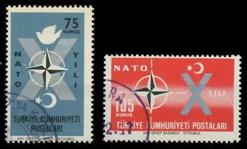 TÜRKEI 1962 Nr 1830-1831 gestempelt 063C36