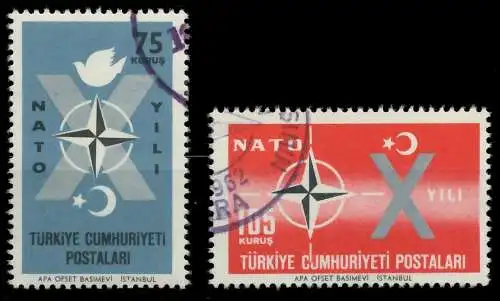 TÜRKEI 1962 Nr 1830-1831 gestempelt 063C4E