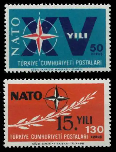 TÜRKEI 1964 Nr 1899-1900 postfrisch SAE454E