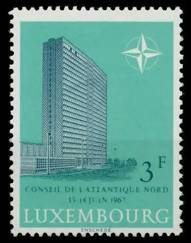 LUXEMBURG 1967 Nr 751 postfrisch SAE4566