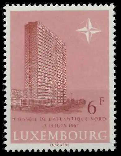 LUXEMBURG 1967 Nr 752 postfrisch SAE4572