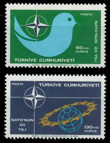TÜRKEI 1969 Nr 2120-2121 postfrisch SAE9532