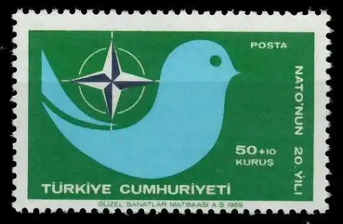 TÜRKEI 1969 Nr 2120 postfrisch SAE953A